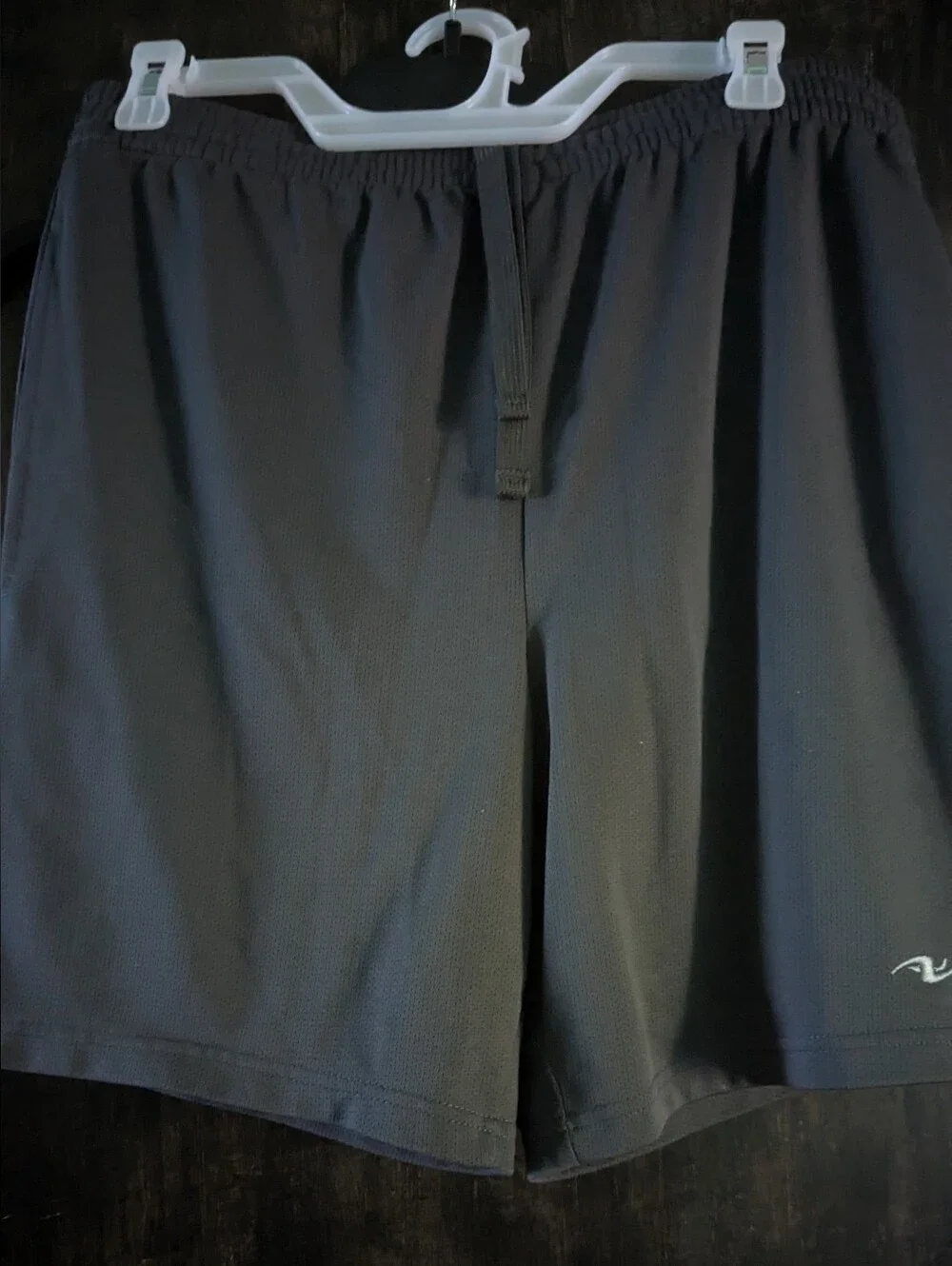 Athletic Works Black Men's Athletic Shorts with Drawstring